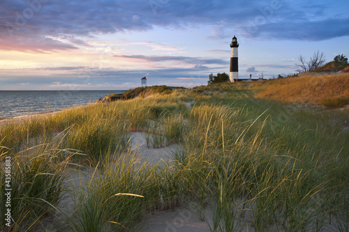 Photo: Big Sable Point Lighthouse. Big Sable Point Lighthouse.