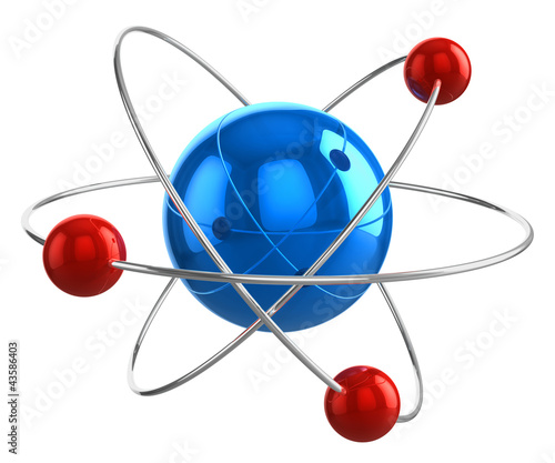 Illustration: Atom model Atom model