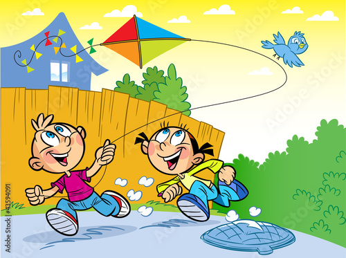Vektor: kite kite