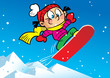 Vektor: snowboard snowboard