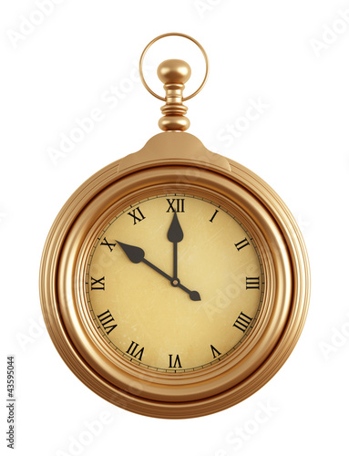 Illustration: Vintage clock Vintage clock
