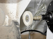 dental polishing motor with brush