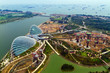 River Hongbao view from the roof top of Marina Bay Sands resort,