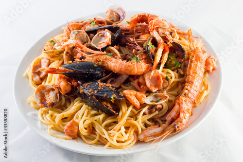 Photo: Spaghetti allo scoglio Spaghetti allo scoglio