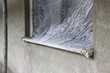 baustelle fenster abgeklebt I