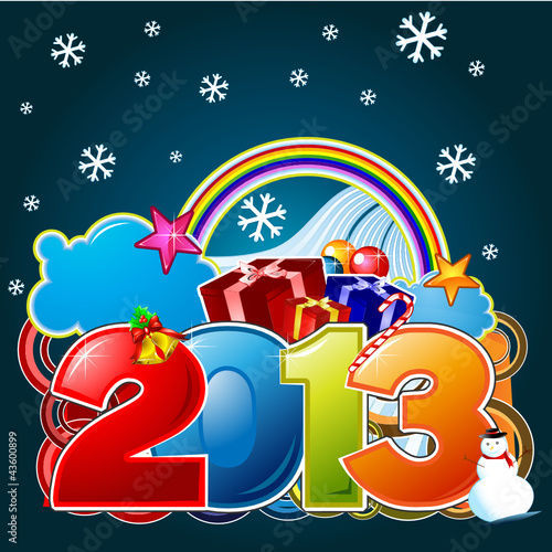 Vektor: Happy New Year Happy New Year