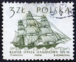 Postage stamp Poland 1964 Dutch Merchant Ship, Sailing Ship