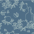 Vector: Pomegranates seamless background, Vector Pomegranates seamless background, Vector