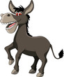 funny donkey cartoon smiling