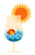 Vector: summer drink summer drink