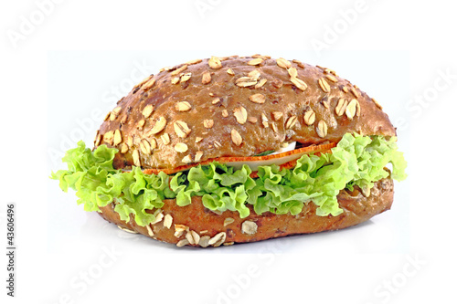 Foto: belegtes Brötchen belegtes Brötchen