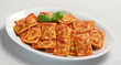 Ravioli alla ricotta e spinaci al sugo pomodoro