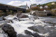 The Village of Bath in New Hampshire in the Fall in the USA