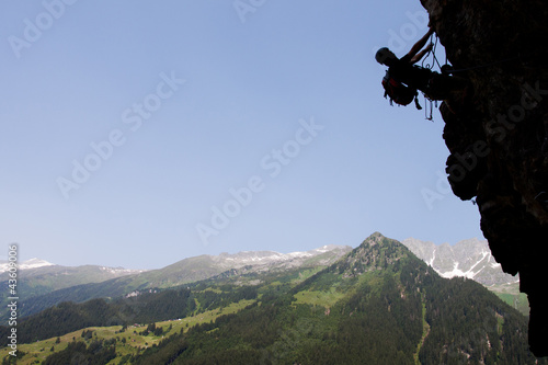 Photo: Summer rock climbing Summer rock climbing