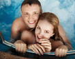 Photo: Beautiful happy man and woman Beautiful happy man and woman