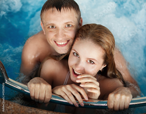 Photo: Beautiful happy man and woman Beautiful happy man and woman