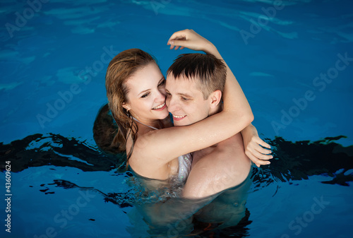 Photo: Beautiful happy man and woman Beautiful happy man and woman