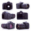 professional digital camera with a 24-70mm zoom lens