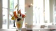 turning tropical ice cream sorbet