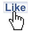 Button and pixelated Hand Cursor, vector