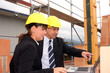 Photo: Architekten auf der Baustelle Architekten auf der Baustelle