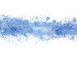 Fondo abstracto, ilustración, salpicadura, azul