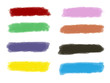Acuarela, banner, fondo negro, colores, ilustración