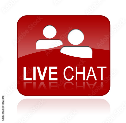 Illustration: Live Chat Kundensupport Live Chat Kundensupport