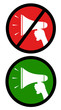 Yes and no sound