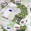 Photo: europe euros banknote of hundreds europe euros banknote of hundreds