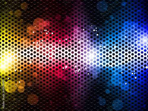 Vector: Colorful Rainbow Neon Party Background Colorful Rainbow Neon Party Background