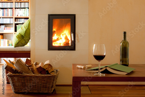 Photo: wohnzimmer mit kamin wohnzimmer mit kamin