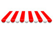 Vector illustration of awning
