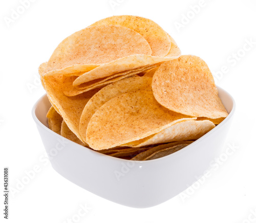 Photo: Heap of Chips in a bowl Heap of Chips in a bowl