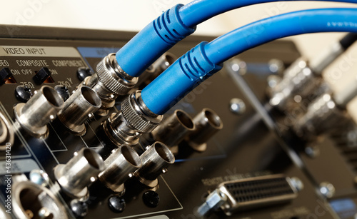 Photo: Two HD SDI-video cables Two HD SDI-video cables