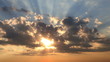 Video: beautiful sunset, time-lapse beautiful sunset, time-lapse