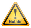Gefahrenzeichen "Gefahr"