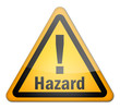 Hazard Sign "Hazard"