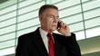 businessman on a cell phone