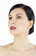 Studio shot of a lady with makeup
