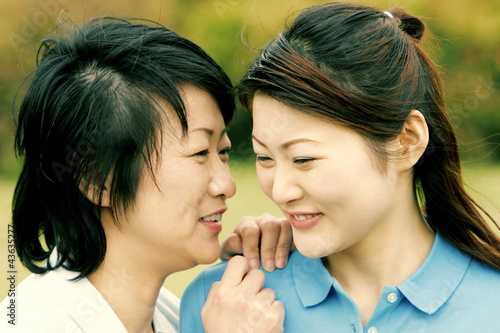 Photo: Mother and adult daughter Mother and adult daughter