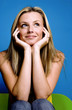 Woman daydreaming