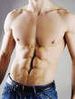 Photo: Man showing off his six-pack Man showing off his six-pack