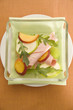 Fruits salad with ham