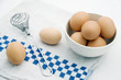 Eggs and whisk