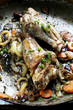 Lamb with stir fried vegetables