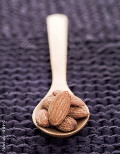 Photo: A spoonful of almonds A spoonful of almonds
