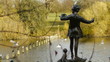 Video: Peter Pan in Kensington Gardens, London. Peter Pan in Kensington Gardens, London.