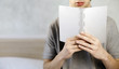 Man holding a book