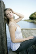 A teenage girl posing for the camera